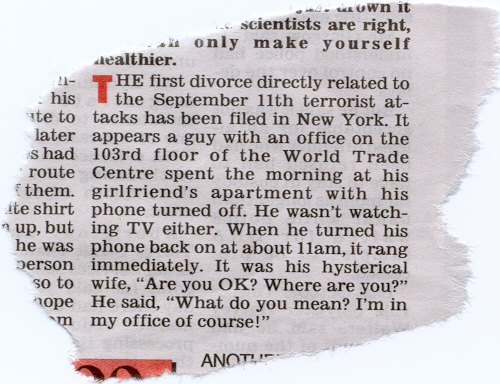 Divorce Sept11Style