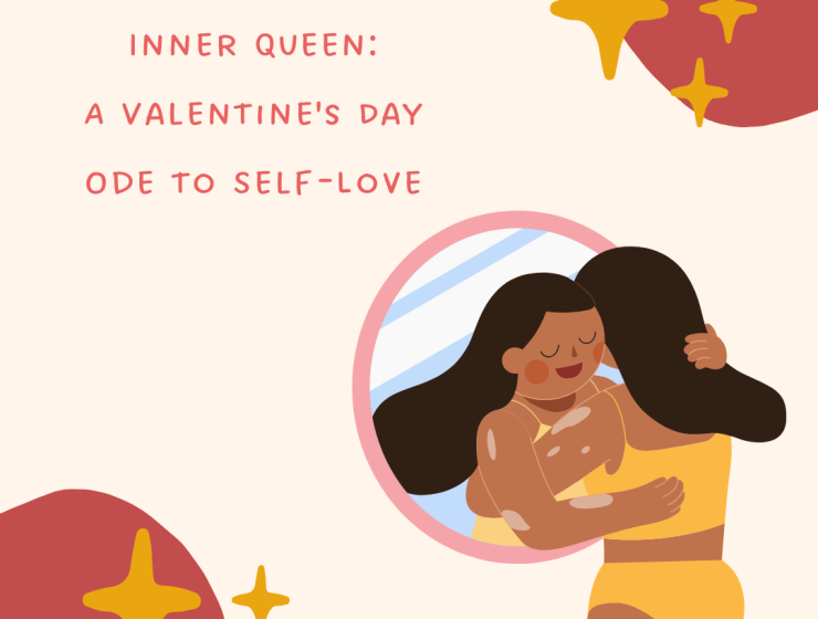 Peach Simple Self Love Quotes Instagram Post