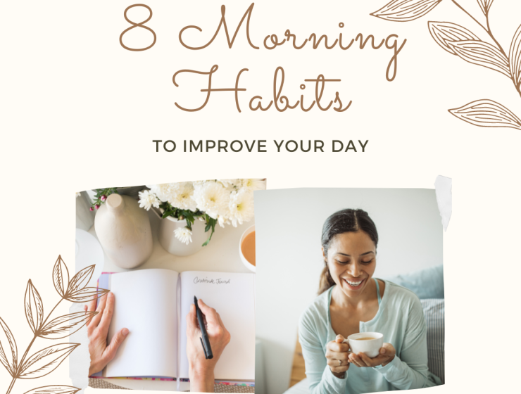 Beige and Brown Botanical Morning Habits Instagram Post