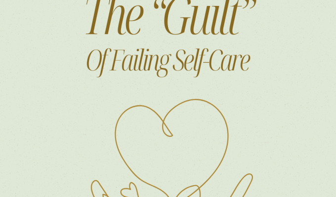 Green Gold Elegant Wellness Self Care Quote Instagram Post (Instagram Post)