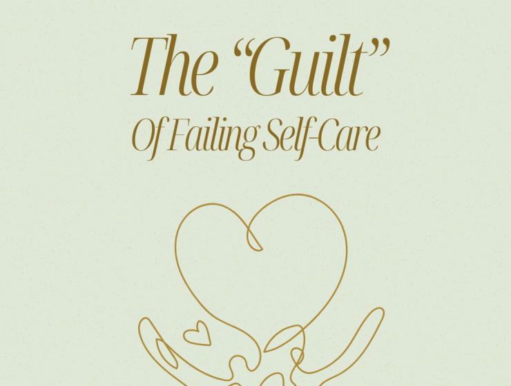 Green Gold Elegant Wellness Self Care Quote Instagram Post (Instagram Post)
