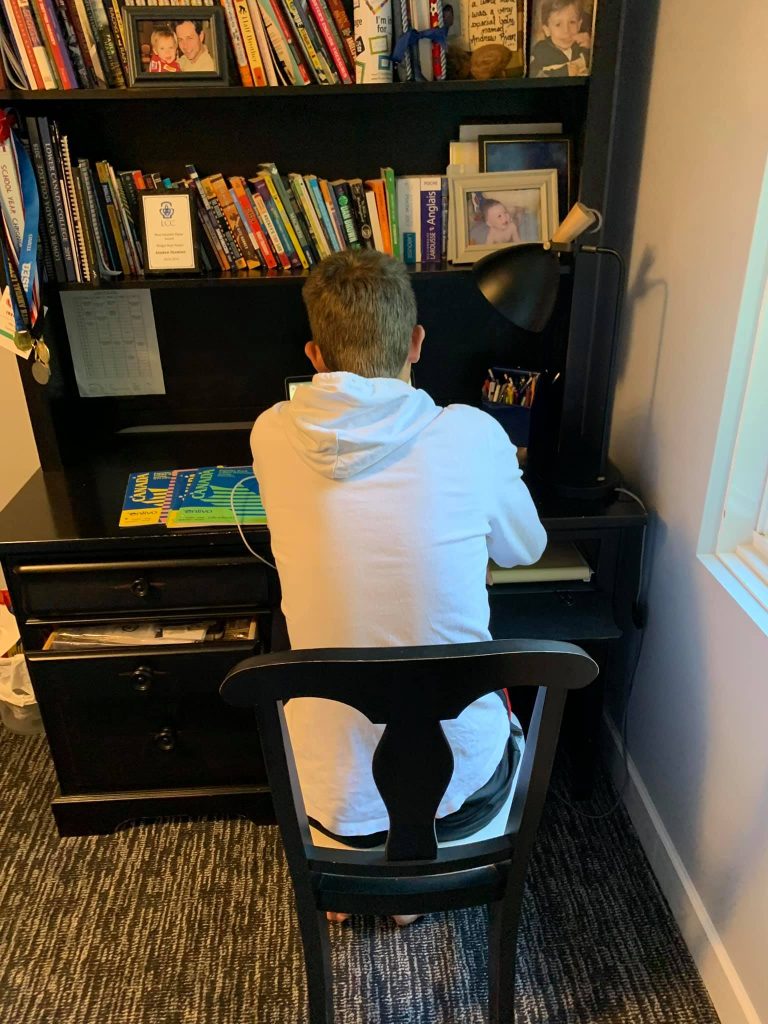 Exam time in the Diamond house