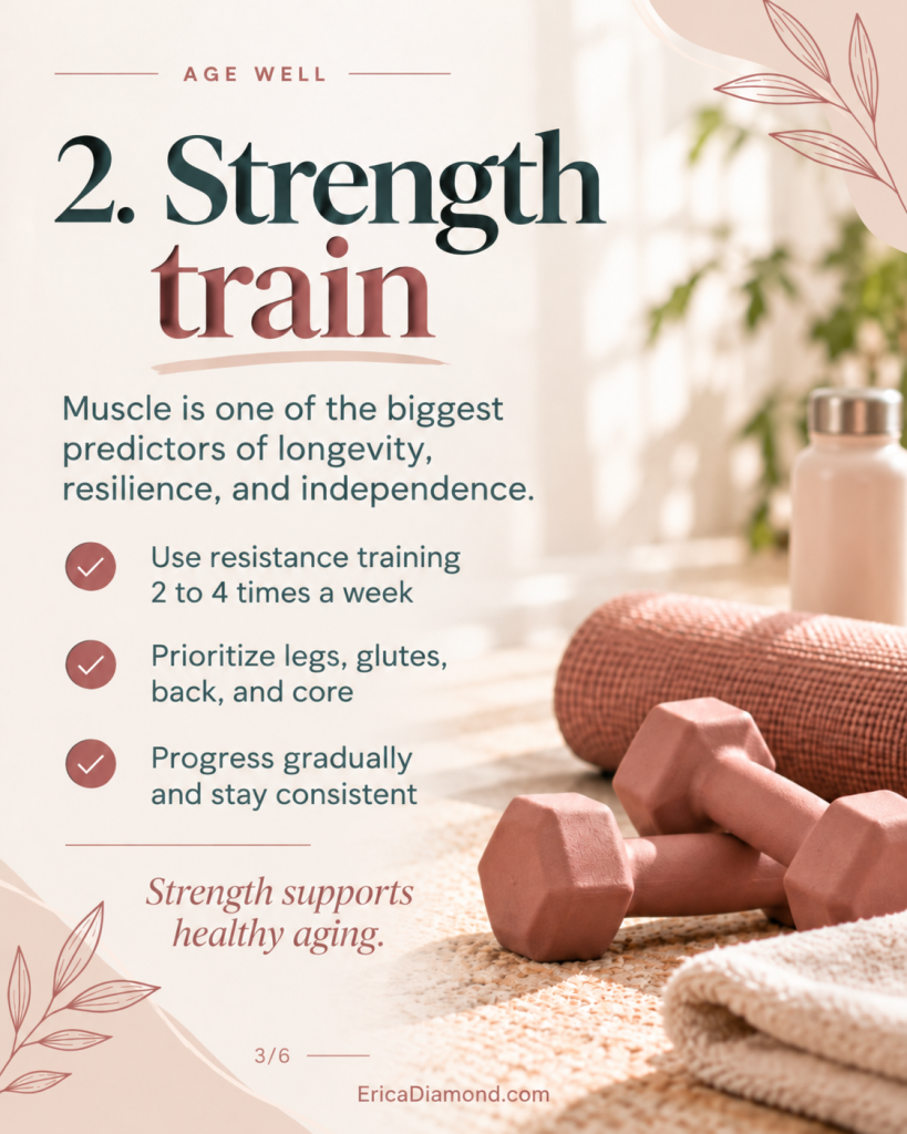 the best way to age well & longevity  - strength training